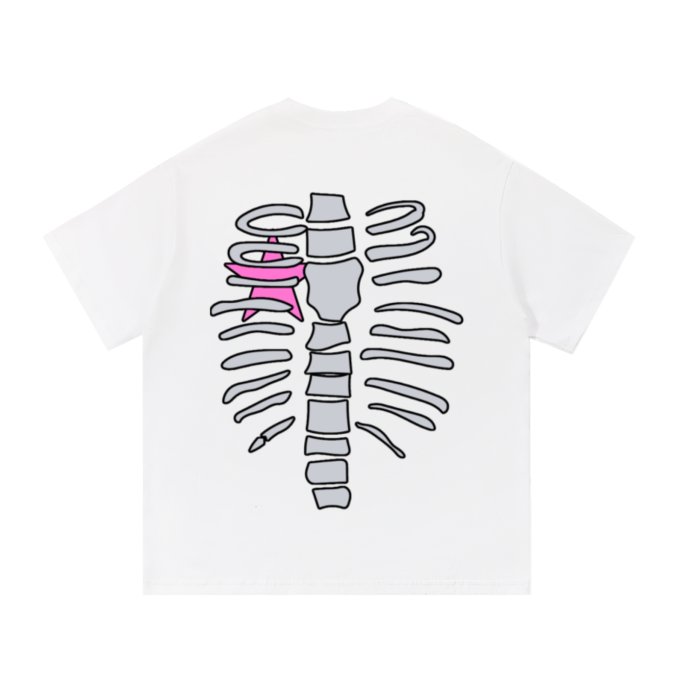 skeleton tee