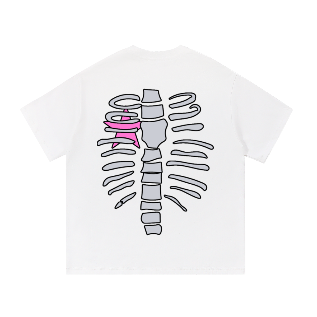 skeleton tee