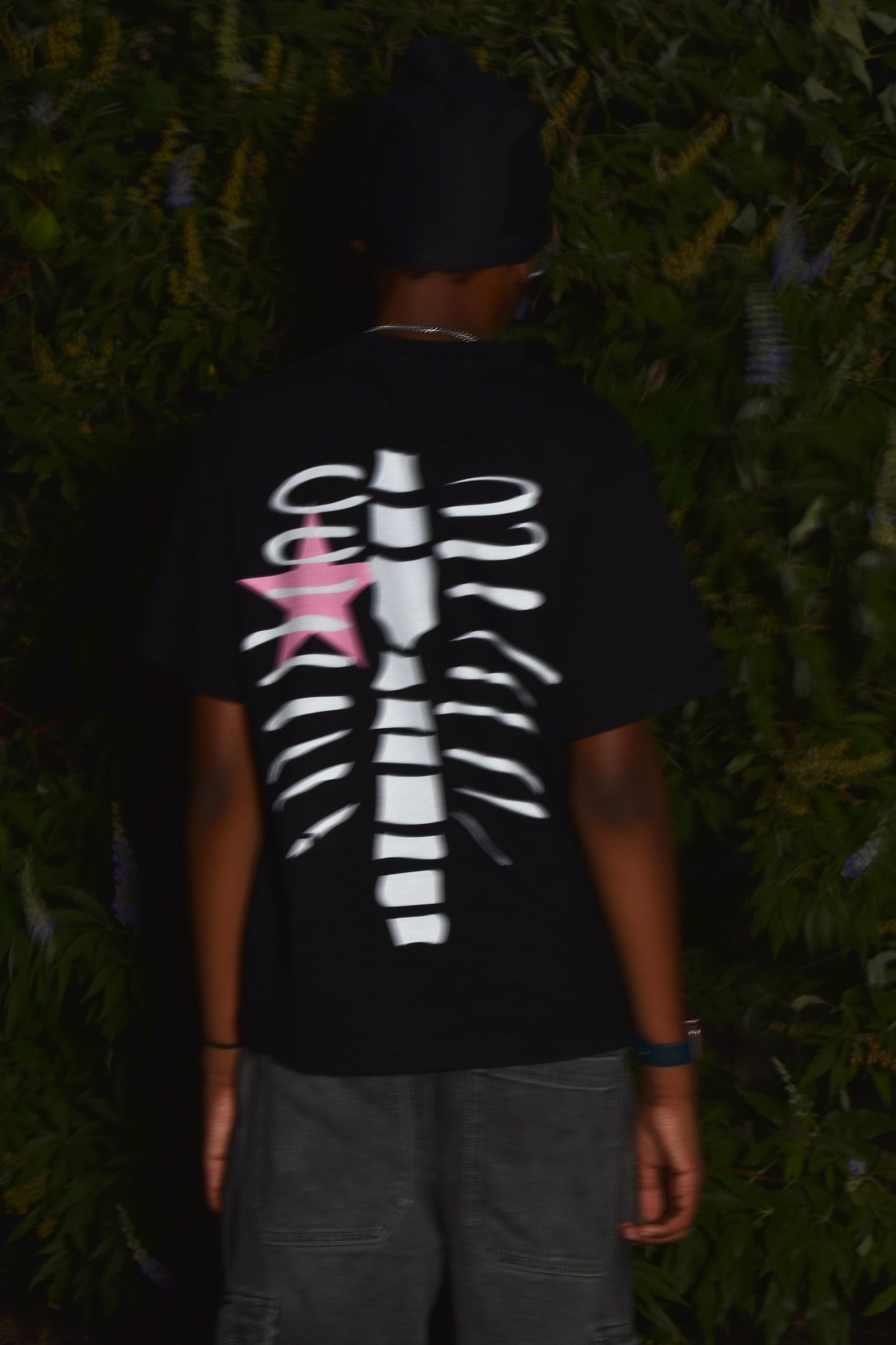 skeleton tee
