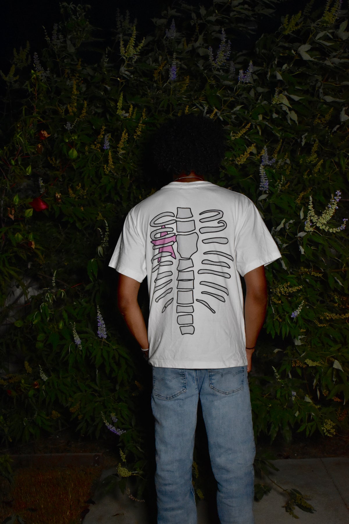 skeleton tee